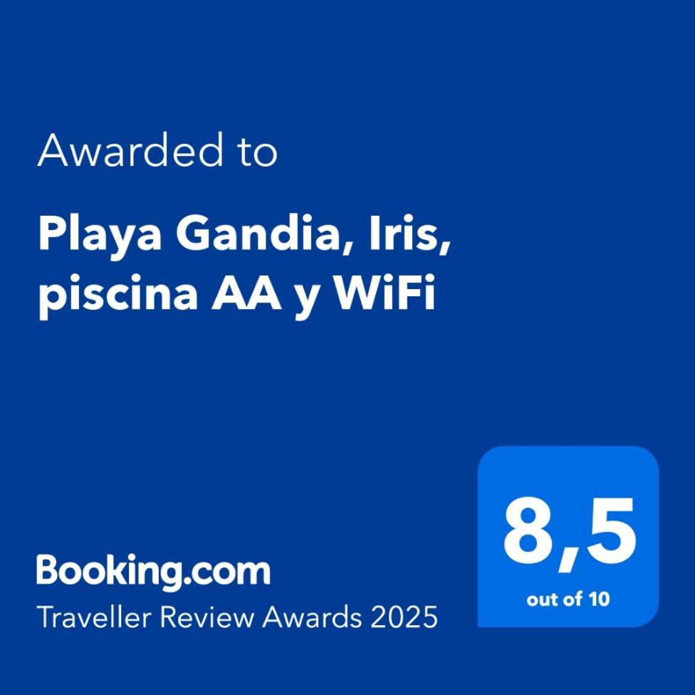 Апартаменти Playa Gandia, Iris, Piscina Aa Y Wifi Playa de Gandia Екстер'єр фото